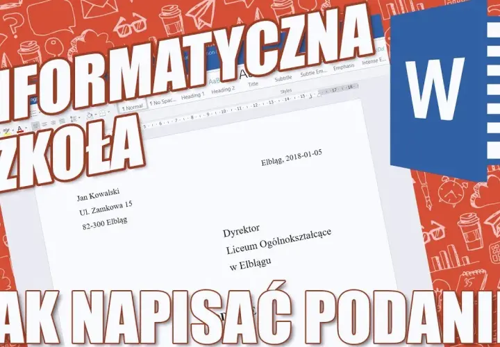 Jak napisać podanie w Wordzie - krok po kroku bez błędów
