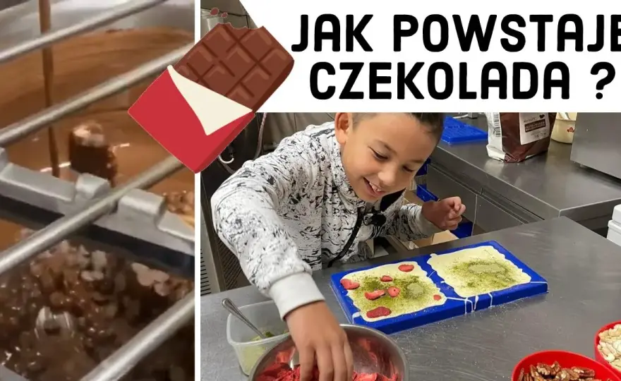 Jak powstaje czekolada? Edukacyjne filmy dla dzieci o produkcji czekolady