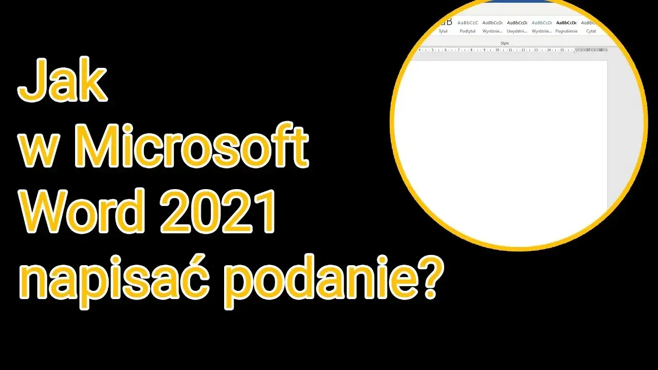 Zdjęcie Jak napisać podanie w Wordzie - krok po kroku bez błędów